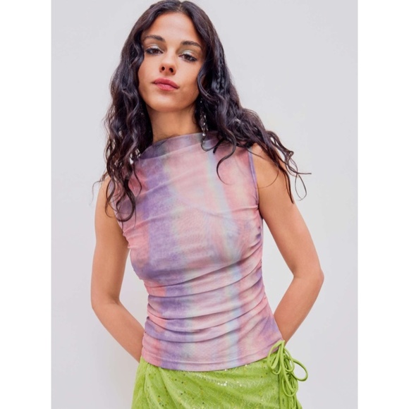 ZARA body con rainbow top - Picture 8 of 9